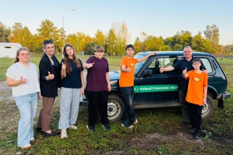 Школьное лесничество «Возрождение» в Федоровском питомнике.